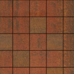 Тротуарная плитка КВАДРАТ 200х200 мм - Листопад гранит Арабская ночь