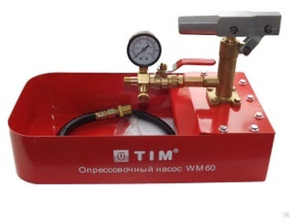 Насос  опрессовочный  60bar 7л.(TIM)