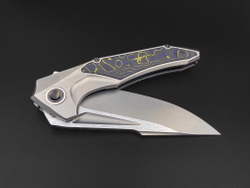 Складной нож Guerrero M390 CrystalTi carbon