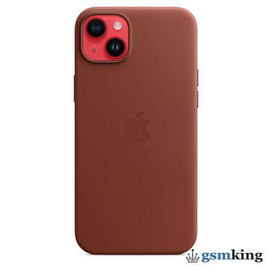 Apple Leather Case with MagSafe iPhone 14 Plus Umber (Коричневый) MPPD3ZM/A