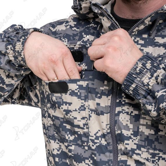 Костюм летний антимоскитный Тайган, цв.серый пиксель р.44-46/170-176 (T-KS-T-GP5072-M-1) Helios