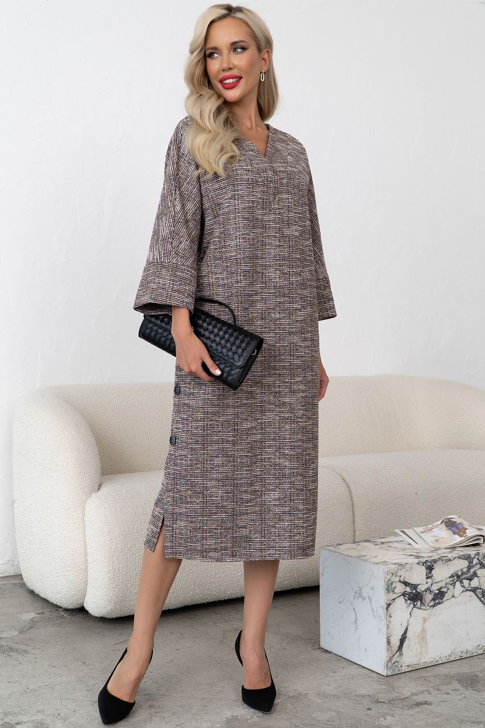 Платье Шарм (мокко) Р11-1251/2 Nikol