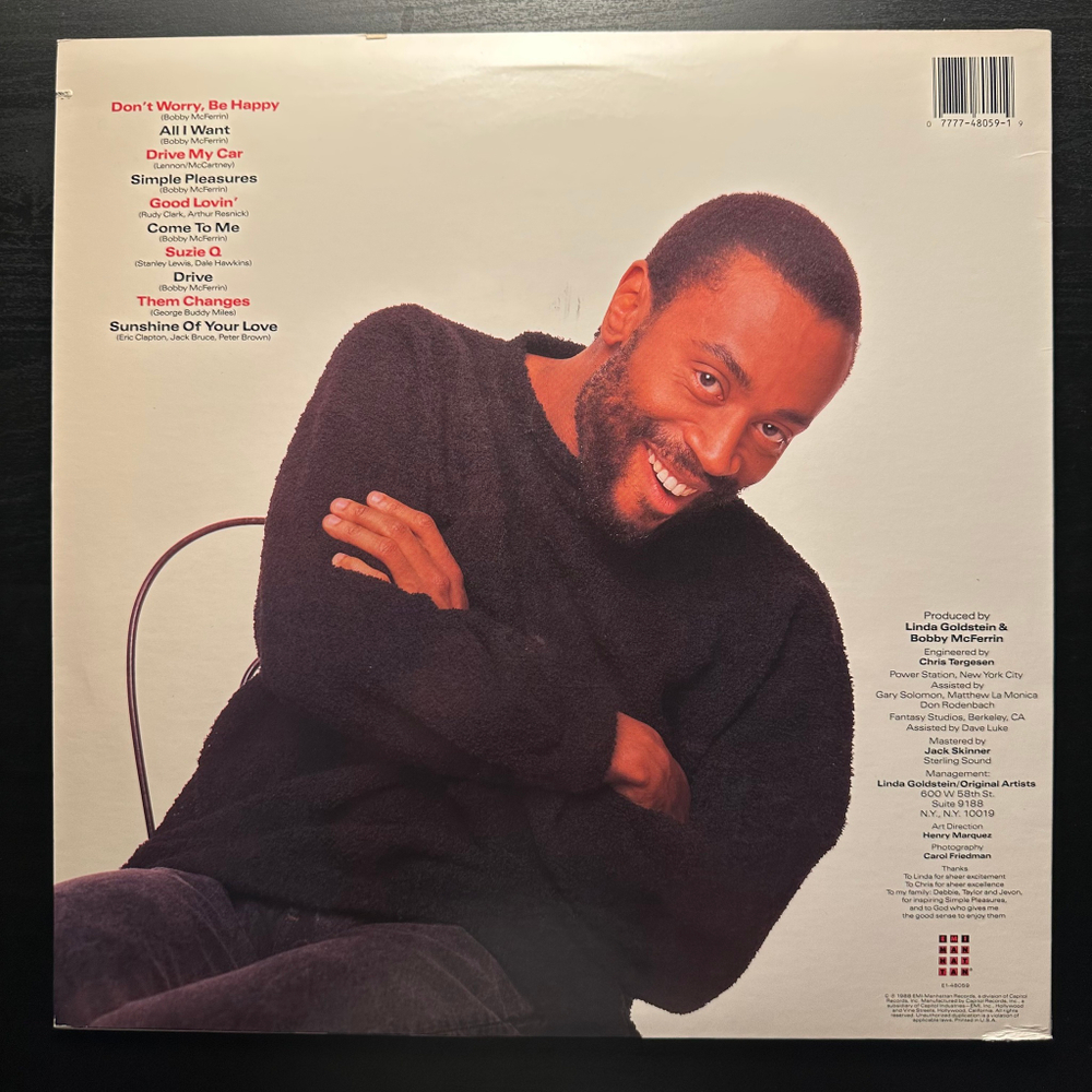 Bobby McFerrin - Simple Pleasures (США 1988г.)