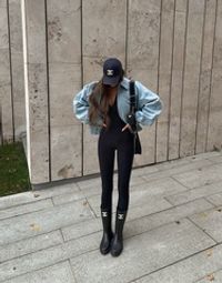 Удлинённый бомбер DENIM