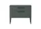 Тумба прикроватная Type oak 2 ящика ширина 60 см (темно-серый)