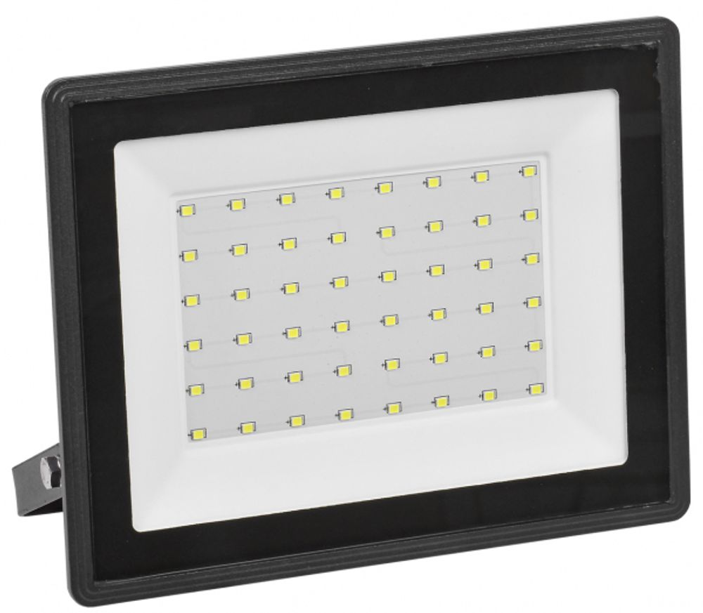 Прожектор светодиодный IEK СДО 06-70 черный 6500К IP65