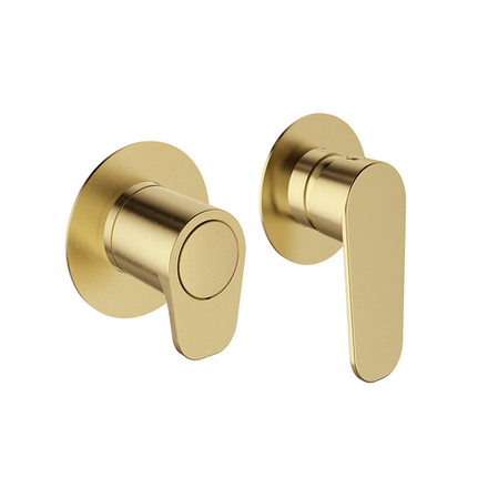 Встраиваемый смеситель для душа на 3 выхода ALEXIA 361513HSOC золото