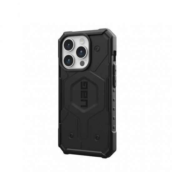 Чехол с поддержкой MAGSAFE Uag Pathfinder для iPhone 15 Pro 6.1", цвет черный (Black)