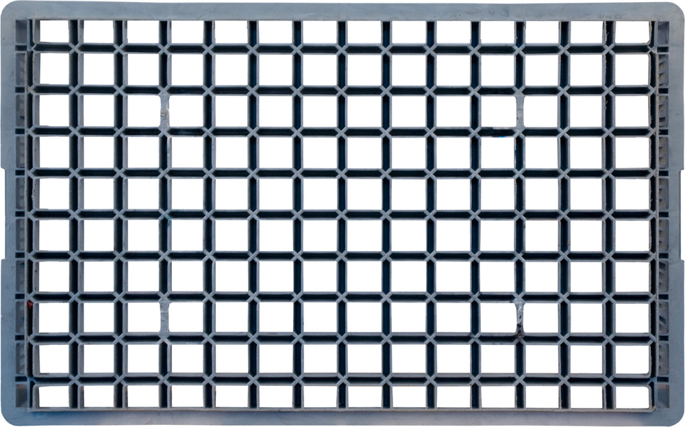 Ящик перфорированный 740×465×145, арт.: 401-А, объём 30, серый, код: 00454