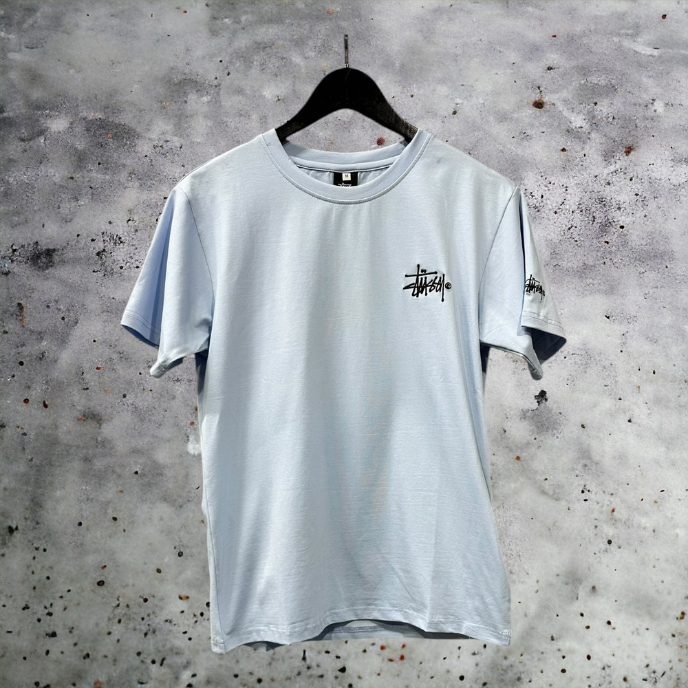 Футболка Stussy #4 • Голубой