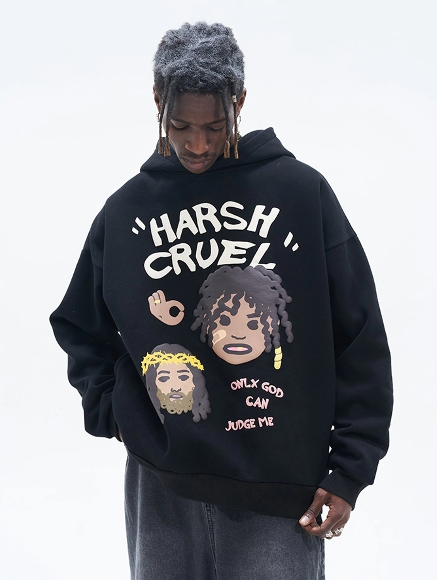 Худи HARSHandCRUEL "Only God" Oversized Hoodie