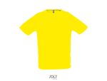 Футболка SPORTY, мужская, полиэстер 140. Жёлтый  3XL