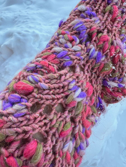 Трикотажная пряжа для вязания MORELINO толстая шишибрики