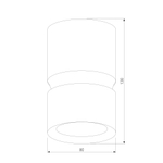 Светильник потолочный светодиодный 12W 4000К белый 25049/LED