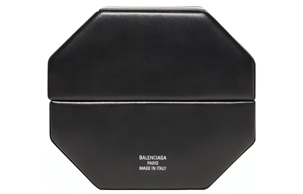 Balenciaga Cow Leather Clutch Women"s Black