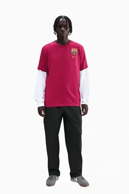 Футболка Nike FC Barcelona 25/26 Crest tee - красный