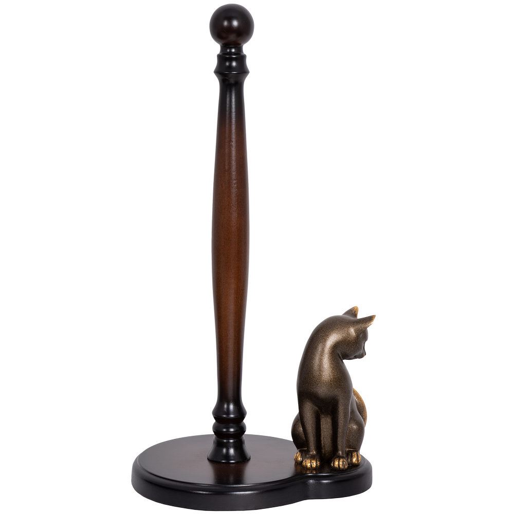 Держатель для полотенец Кошка Грация Бронза