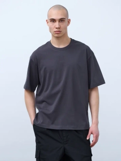 Футболка оверсайз (графит) 230 г