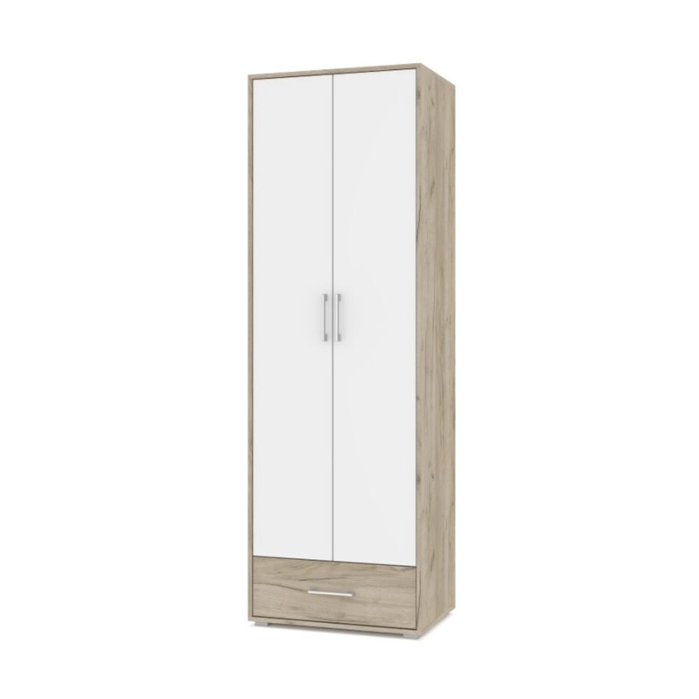 Шкаф двухстворчатый с ящиком "Оливия" О22