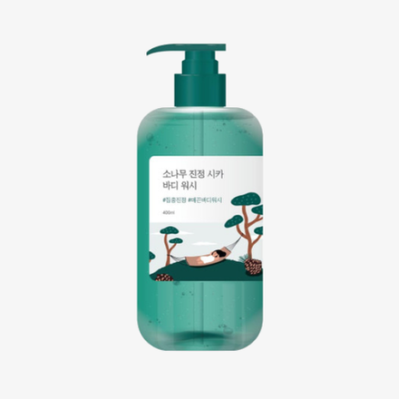 ROUND LAB Успокаивающий гель для душа с экстрактом сосны и центеллы Pine Calming Cica Body Wash (400 мл)