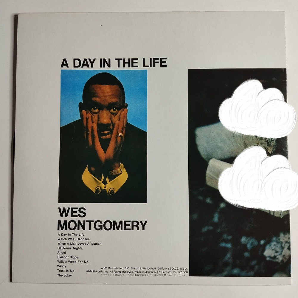 Винтажная виниловая пластинка LP Wes Montgomery A Day In The Life (Japan 1981) (No Obi)