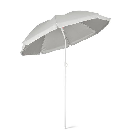 PARANA. Наклонный солнцезащитный зонт 210T с серебряной накладкой