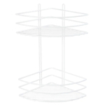 Полка корзина Fixsen двухэтажная, угловая, белая (FX-710W-2)