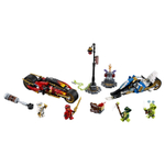 LEGO Ninjago: Мотоцикл-клинок Кая и снегоход Зейна 70667 — Kai's Blade Cycle & Zane's Snowmobile — Лего Ниндзяго