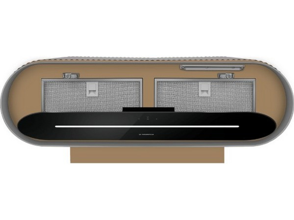 Вытяжка MAUNFELD MURANO 80 золотой