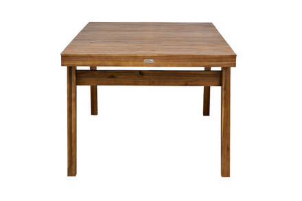 Обеденный стол из акации Joygarden МОНА раздвижной 179/263 см, коричневый