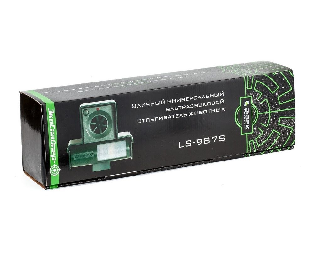 Отпугиватель кошек, собак, кроликов, белок ЭкоСнайпер LS-987S