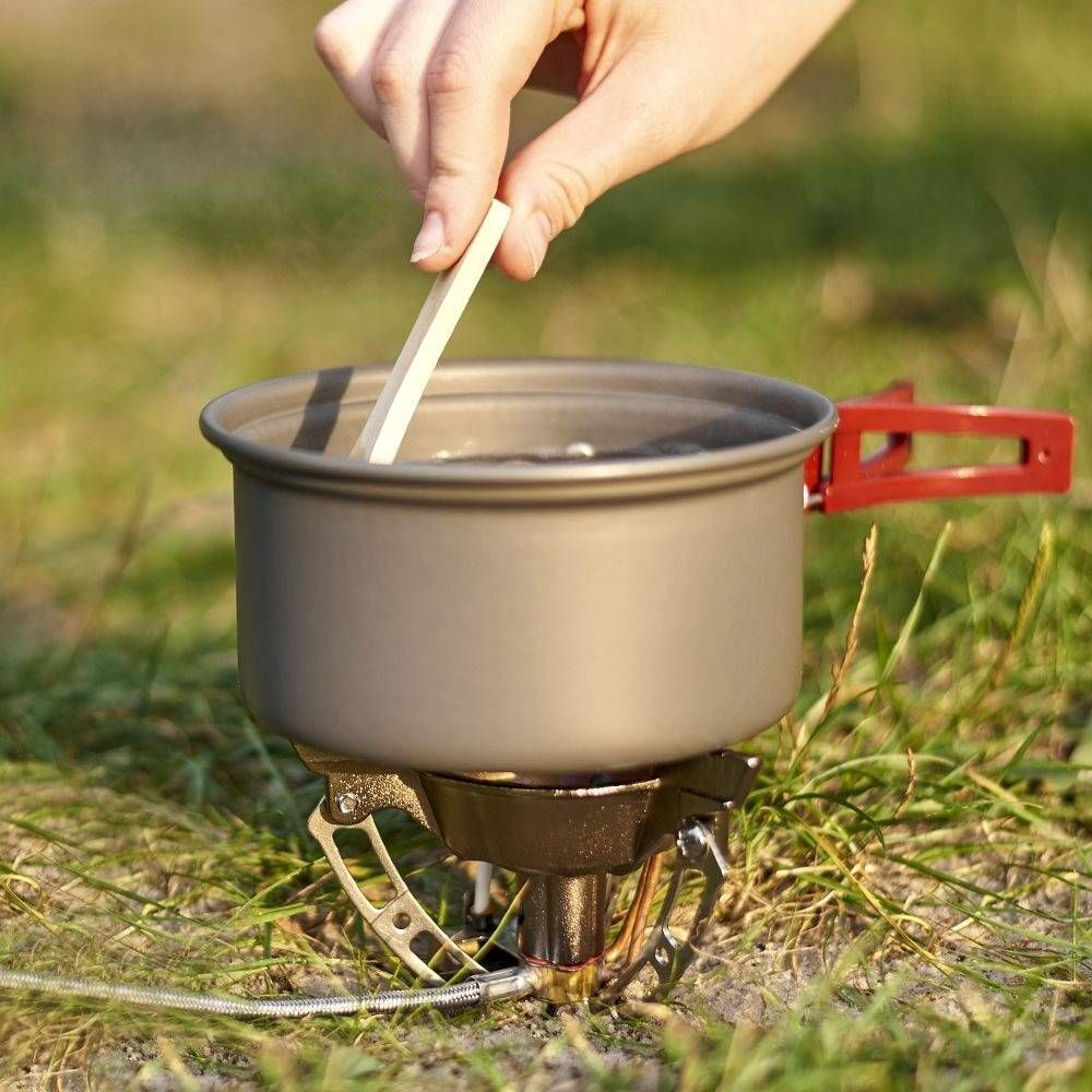 Газовая горелка туристическая BRS-03 с пьезоподжигом