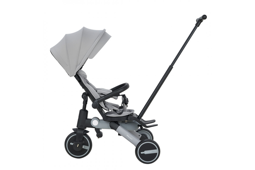 PITUSO Велосипед трехколесный Leve Pro, складной, с сумкой, Grey/Серый (серая рама)