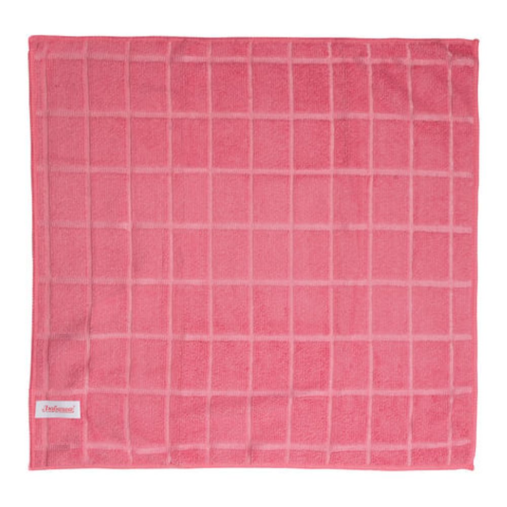 Салфетки из микофибры универсальные 40х40 см,комплект 6 шт.,ассорти, 220 г/м2, ЛЮБАША, 603951