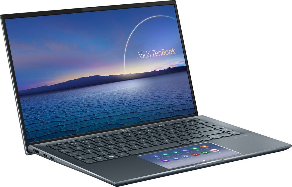 Ноутбук Asus Zenbook 14 UX435EG-A5063T Pine Grey Core i5-1135G7/8G/512G SSD/14; FHD IPS AG/NV MX450 2G/WiFi/BT/ScreenPad 2.0/Win10