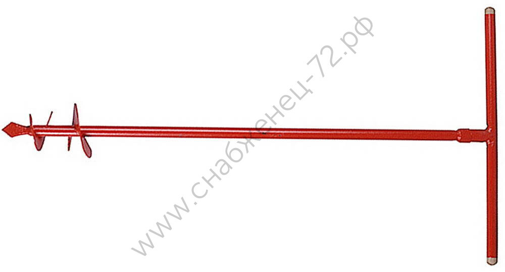 d 135 мм, твердосплавная напайка на рабочей кромке, ручной, садовый бур (39491-135)