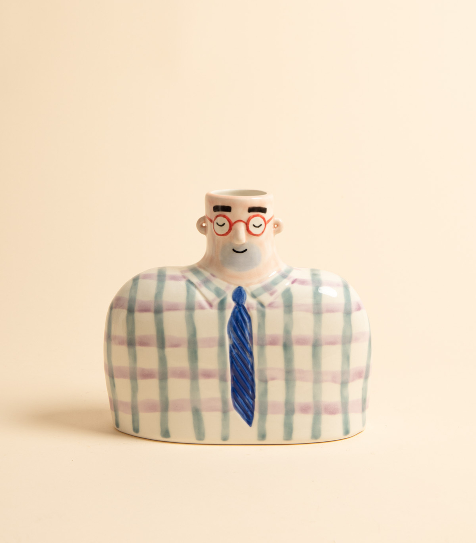 Ваза – Мужчина в очках | ВАЗАНЕВАЗА