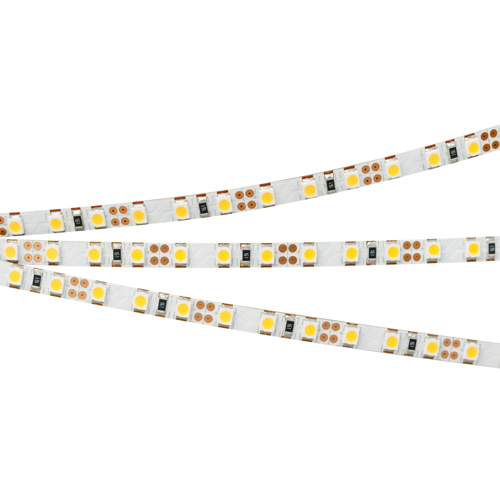 Светодиодная лента RT-A120-5mm 12V Warm2400 (9.6 W/m, IP20, 2835, 5m) (Arlight, 9.6 Вт/м, IP20) 018101(2)