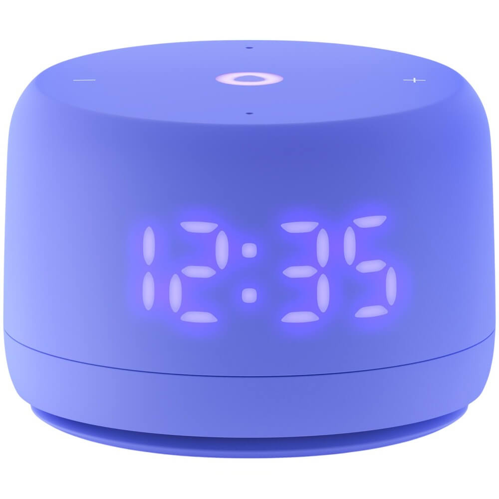 Умная колонка Яндекс Станция Лайт 2 фиолетовый (с часами)