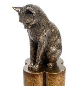 Veronese WS-883 Статуэтка «Кошка с котенком - воспитание»