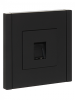 FORTE&PIANO Розетка компьютерная RJ45 кат.6 FP131 черный IEK