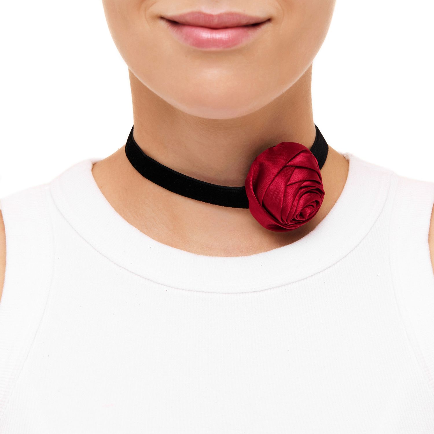 Колье Rosette Chok Crimson