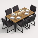 Стул Ideal Patio ГИРА антрацит - каркас карбон