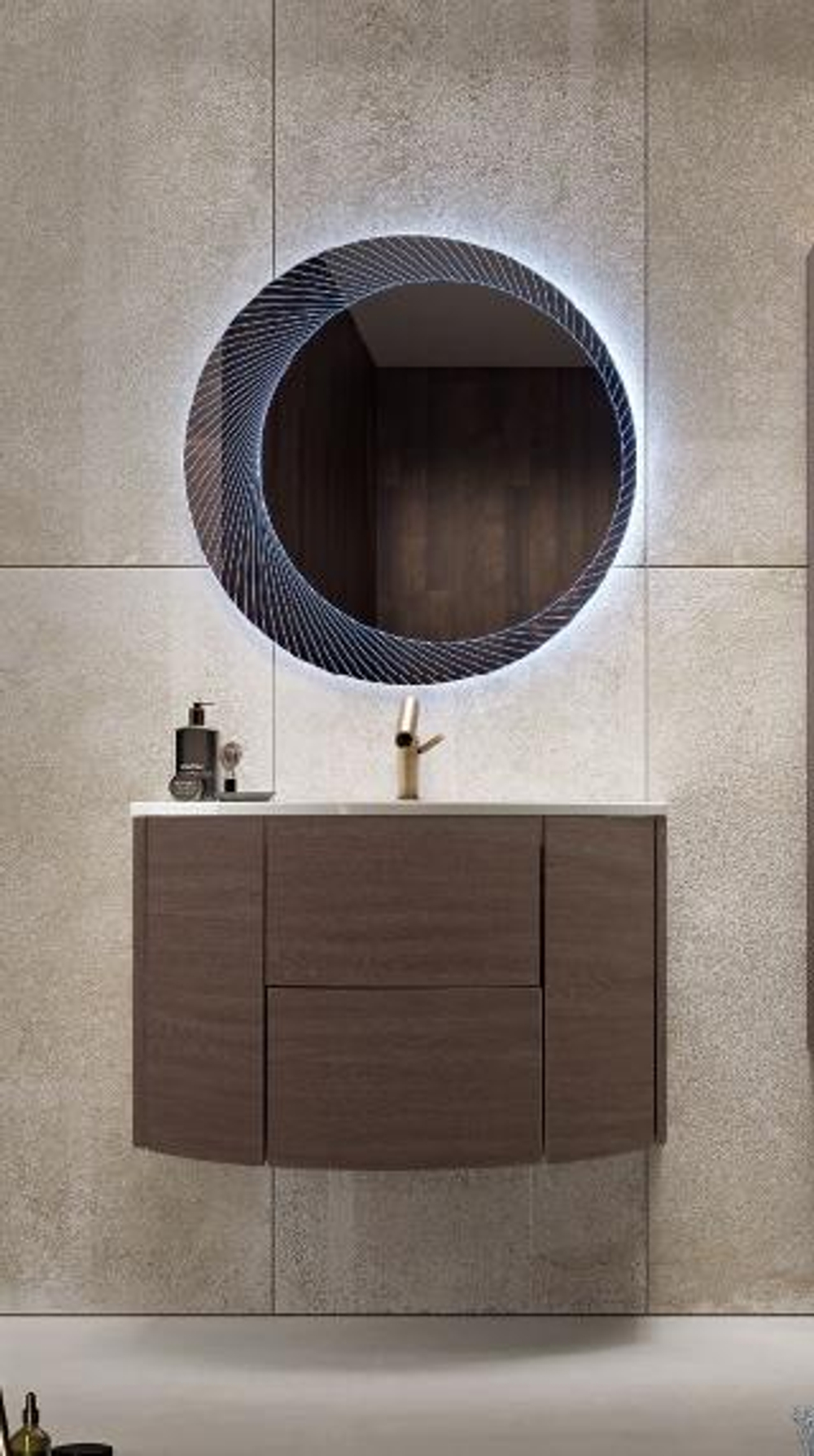 Мебель для ванной Cezares EDEN 90 Rovere scuro Soft 55070