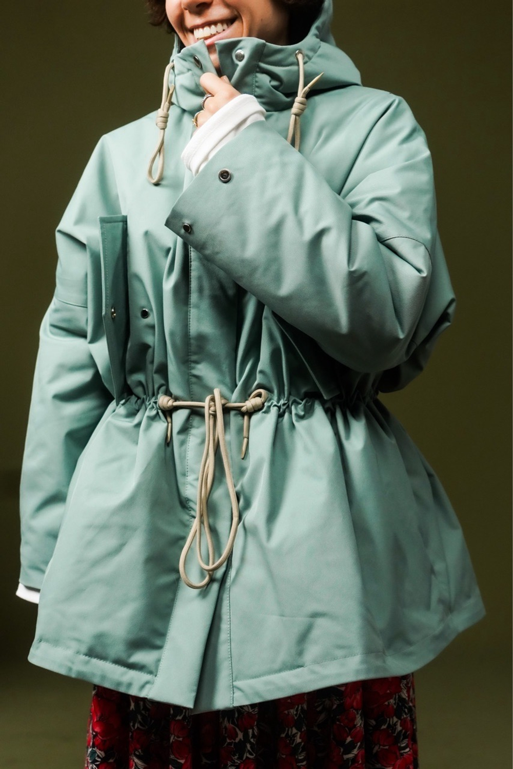 Парка утепленная, "Мята"