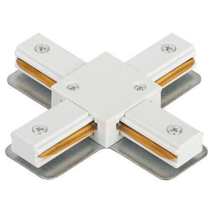 Коннектор TR-1PA-СX-WH X-образ. для 1ф шинопровода бел. Эра Б0054469