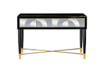 Консоль Garda Decor 2 ящика зеркало двухцветное 120*42*75 см