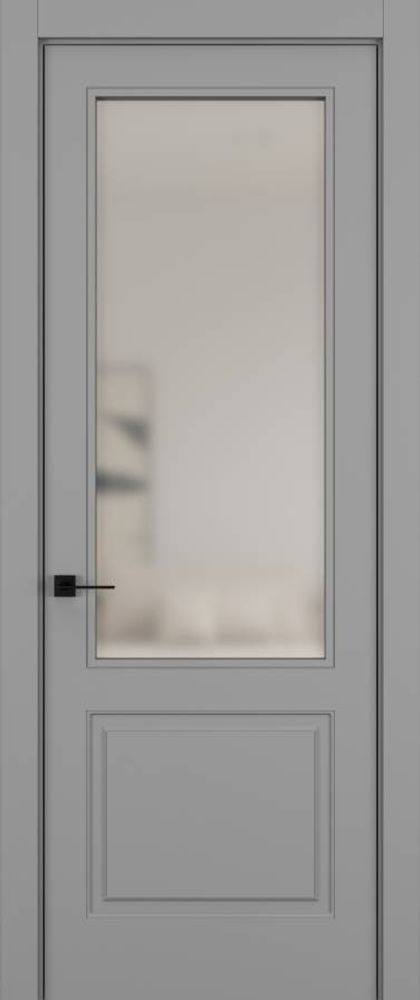 Дверь 02V HARMONY Матовый Светло-серый