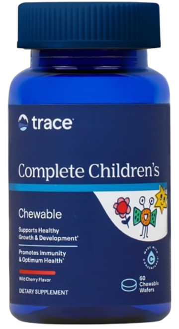 Trace Minerals Complete Children's Multi 60 Cheweble Wafers , Детские Мультивитамины