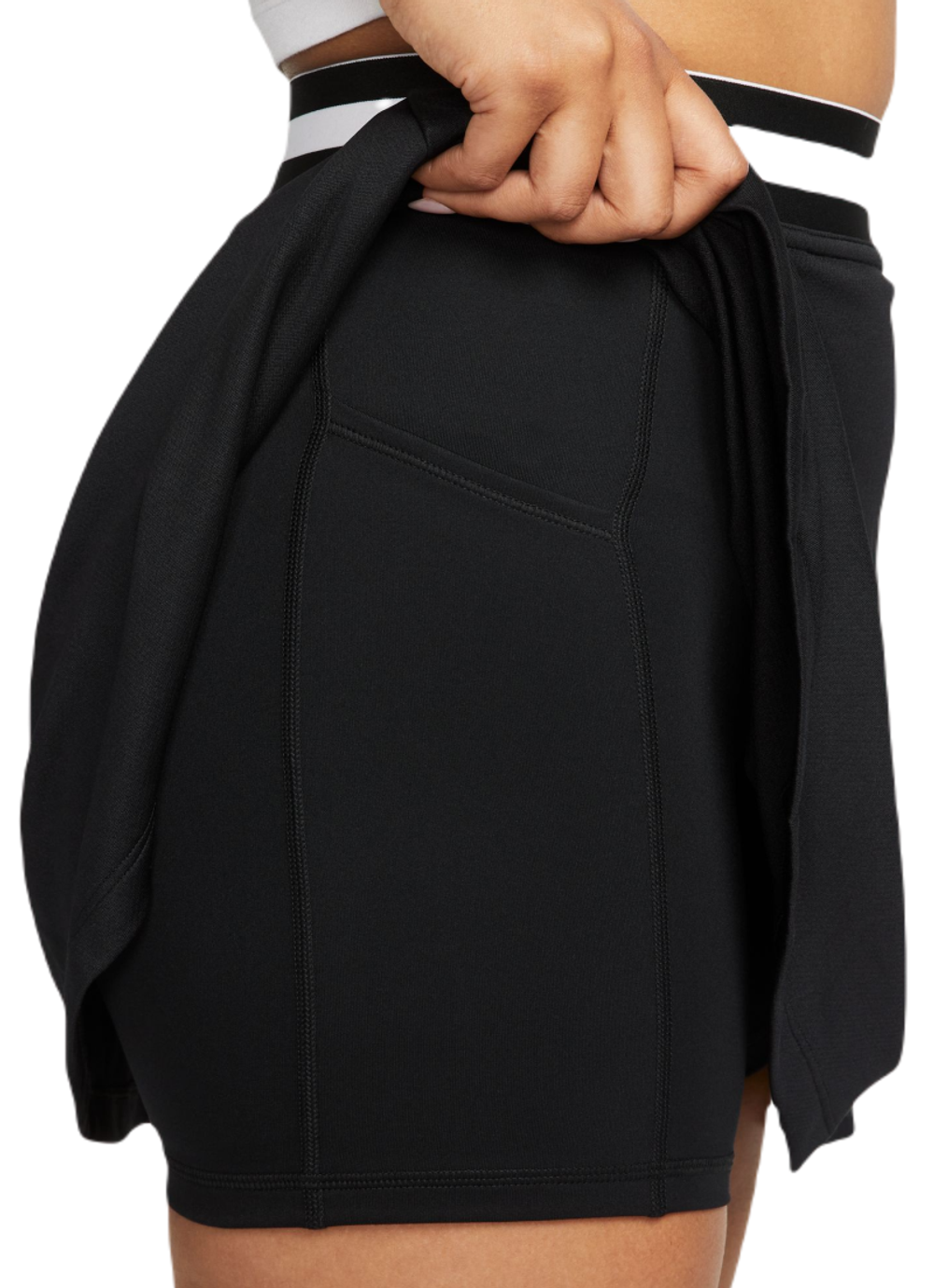 Теннисная юбка Nike Court Dri-Fit Heritage Tennis Skirt - black